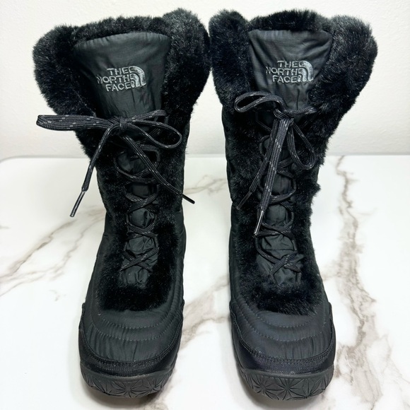 The North Face Nuptse Fur IV Cozy Goose Down Insulated Water Resistant Boots 9.5 - Picture 5 of 15
